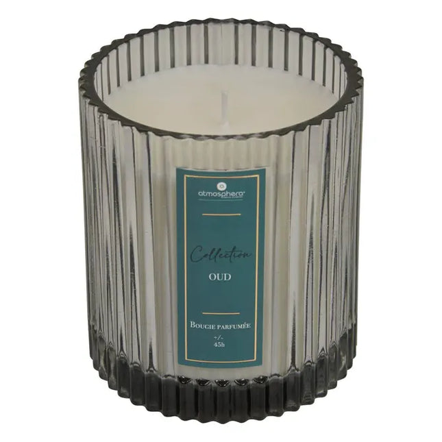 Vela perfumada "Albie" 290gr pote de cristal, oud - 211726D