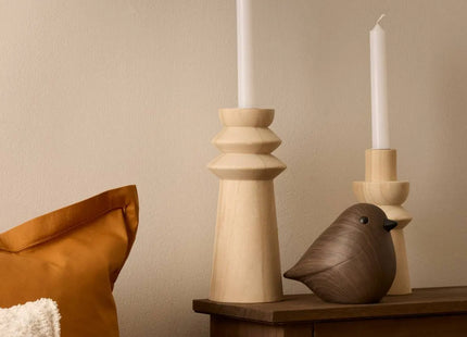 Pájaro de cerámica, Otoño, A12cm, color tabaco - 211731