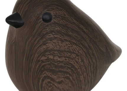 Pájaro de cerámica, Otoño, A12cm, color tabaco - 211731