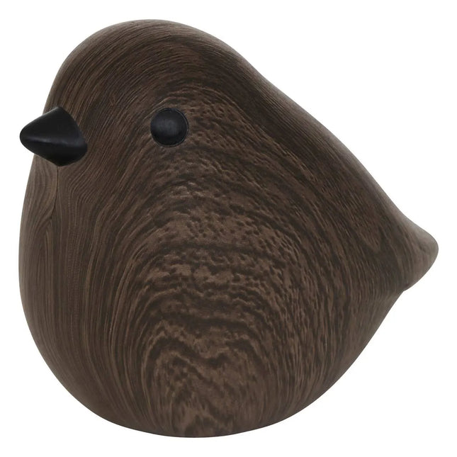 Pájaro de cerámica, Otoño, A12cm, color tabaco - 211731