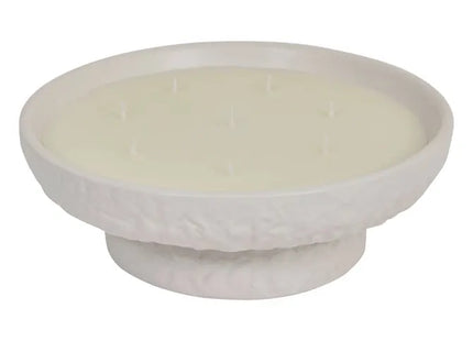Vela perfumada "Stony" pote de cerámica de 400 gr vainilla - 211758