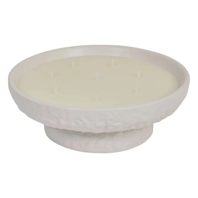 Vela perfumada "Stony" pote de cerámica de 400 gr vainilla - 211758