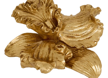 Objeto decorativo flor dorada "Belli" 21x10cm - 211966