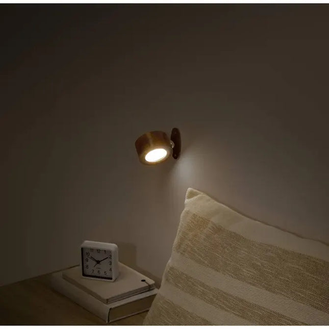 Lámpara de pared LED USB extraíble marrón -  212000B