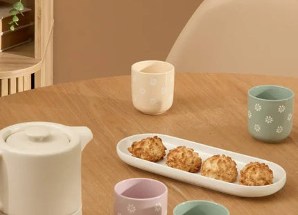Set de 4 tazas "Margot " estampado floral - 212105