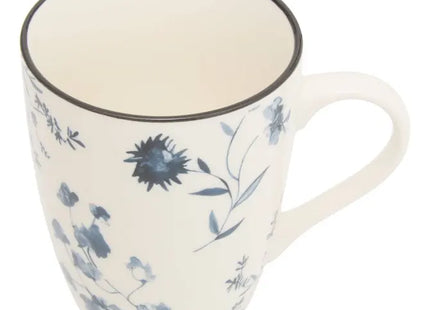 Taza "Umami" con diseño de flores azules, 310ml -  212120A