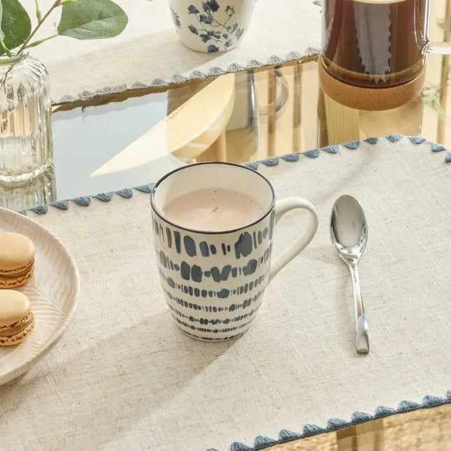 Taza "Umami" con estampado de rayos azules, 310ml -  212120C