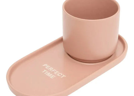 Juego de taza y platillo "Casa Sienna" de 240ml - 212134