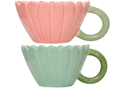 Taza "Flor" de cerámica 200ml - 212142