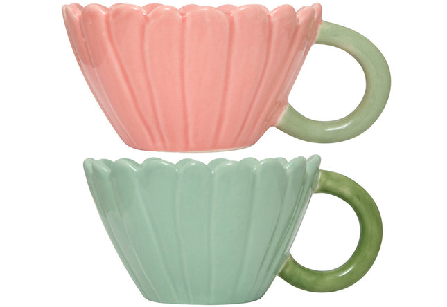 Taza "Flor" de cerámica 200ml - 212142