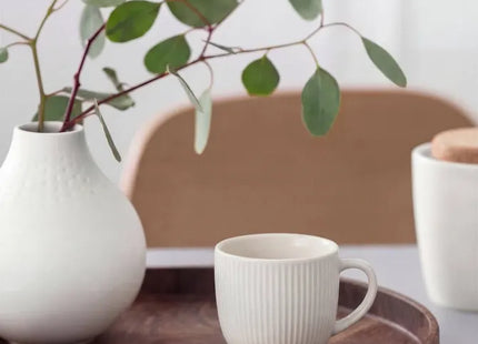 Taza acanalada "White Strata" 210ml - 212153