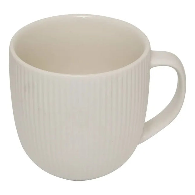 Taza acanalada "White Strata" 210ml - 212153