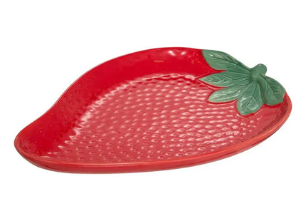 Plato "Frutilla" 31x23cm rojo - 212155