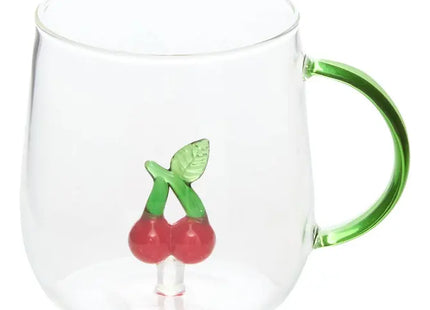 Taza "Nelya" de 400ml con diseño de fruta en relieve - 212167