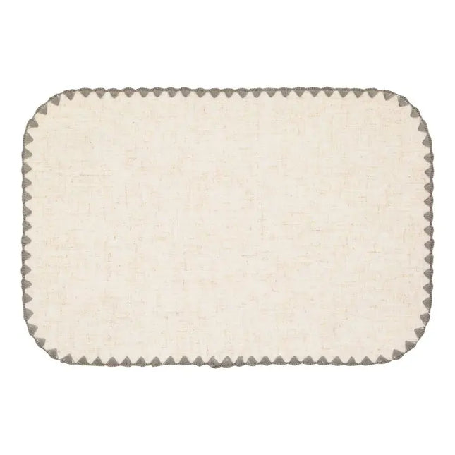 Individual "Sandrine" efecto lino, 45x30cm - 212186B