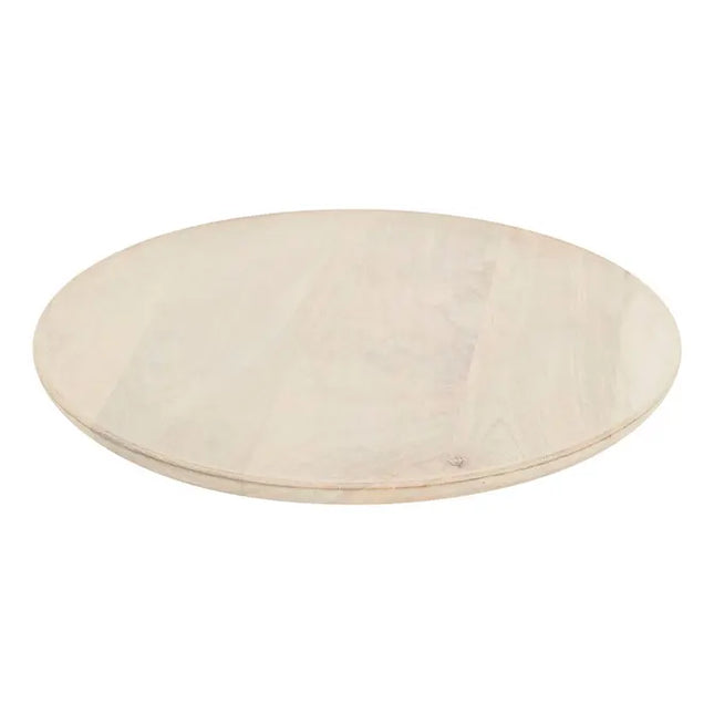Plato de servir color beige, 37 cm de diámetro - 212192