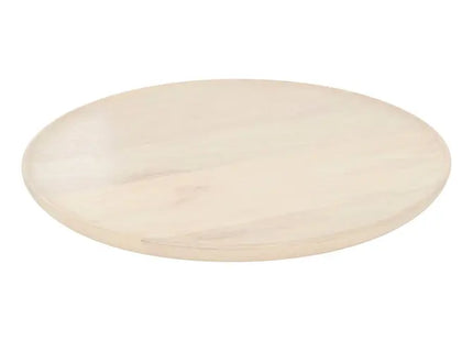 Plato de servir color beige, 30 cm de diámetro - 212193