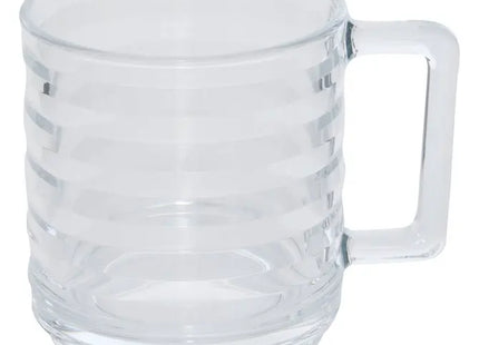 Taza "Julie" transparente con diseño de donuts, 320 ml - 212201