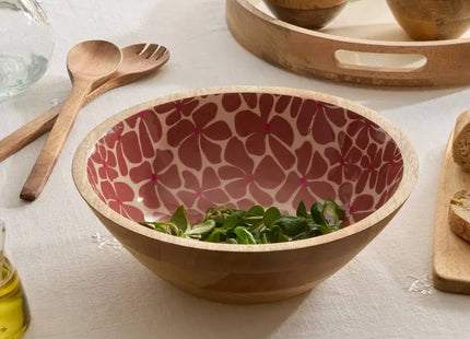 Bol para ensalada "Inaya" D30cm terracota, madera de mango -  212208D