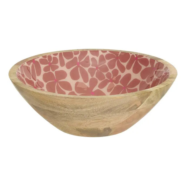 Bol para ensalada "Inaya" D30cm terracota, madera de mango -  212208D