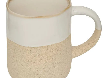 Taza "Kate" blanca y beige 320 ml - 212227A