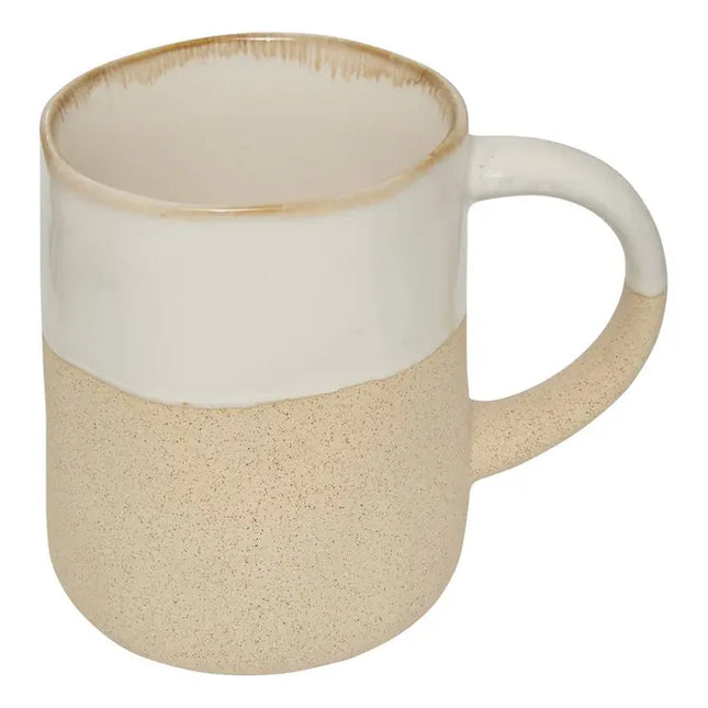 Taza "Kate" blanca y beige 320 ml - 212227A
