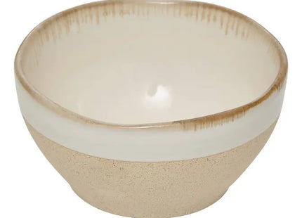 Bol "Kate" blanco y beige, 300 ml -  212230A