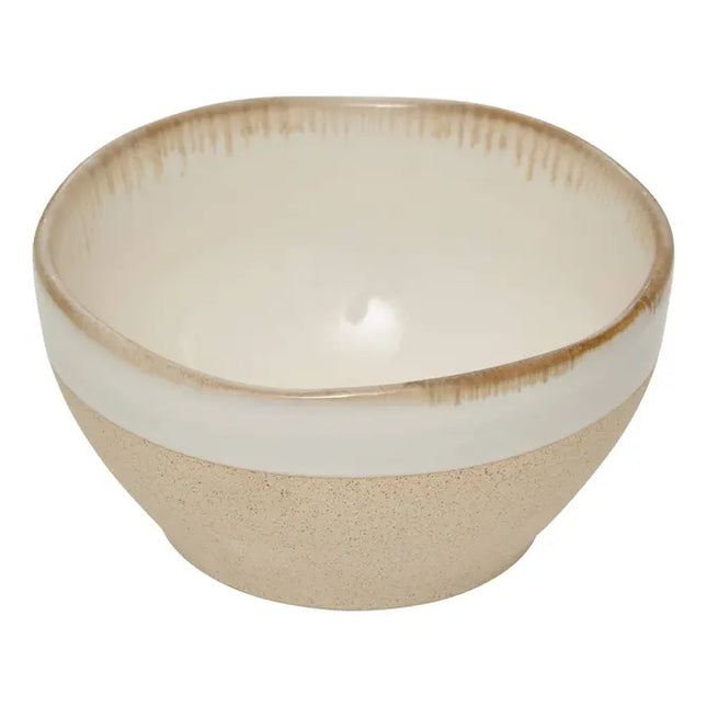 Bol "Kate" blanco y beige, 300 ml -  212230A