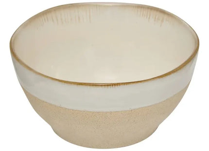 Bol "Kate" blanco y beige, 720 ml -  212232A