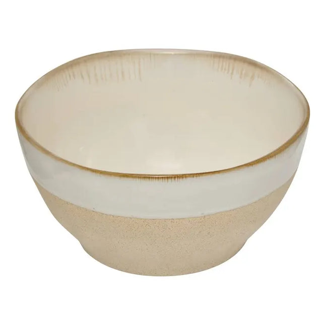 Bol "Kate" blanco y beige, 720 ml -  212232A