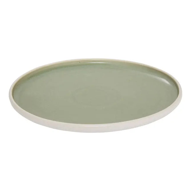 Plato llano "Chiara" verde D27 cm -  212346B