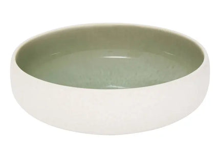 Plato hondo "Chiara" verde D17 cm -  212347B