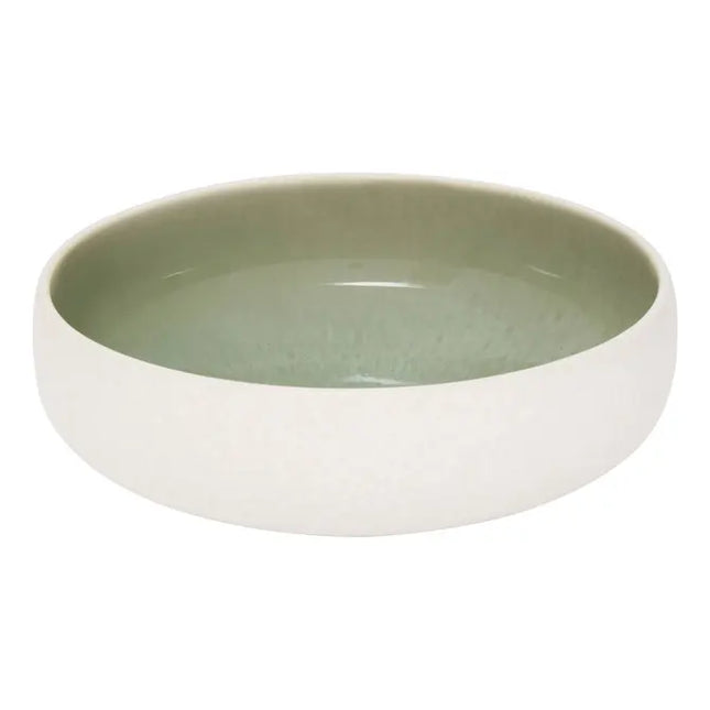 Plato hondo "Chiara" verde D17 cm -  212347B