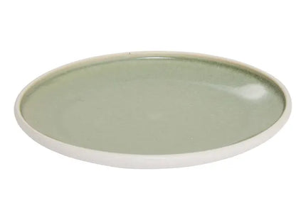 Plato postre "Chiara" verde D21 cm - 212348B