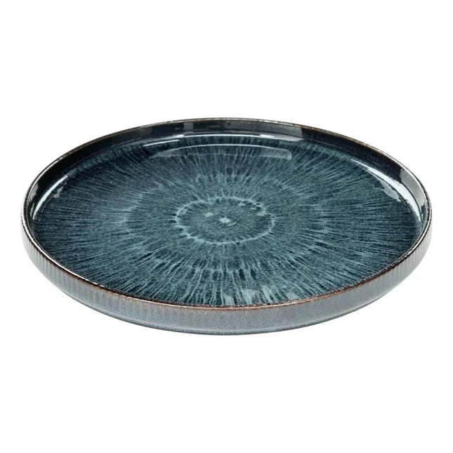 Plato "Eva" D21cm azul - 212350B