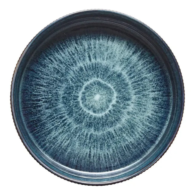 Plato "Eva" D18cm azul - 212351B