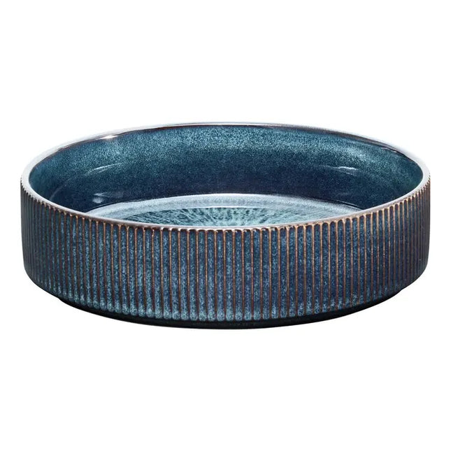 Plato "Eva" D18cm azul - 212351B