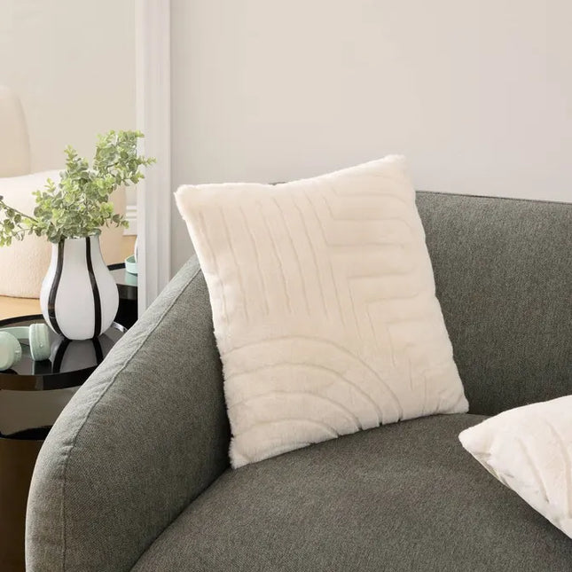 Almohada "Arka" marfil 45x45cm - 212411