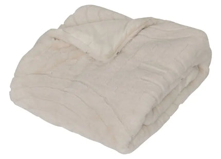 Frazada "Arka" color marfil 180x80cm - 212416