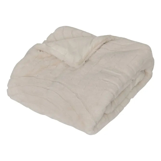 Frazada "Arka" color marfil 180x80cm - 212416