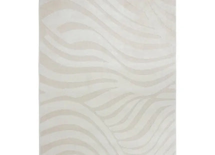 Alfombra Anoai efecto lana blanca 200x150cm - 212443