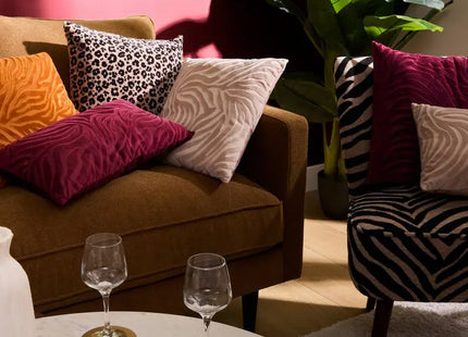 Almohada "Tigris" de lino beige 40x40cm - 212452A
