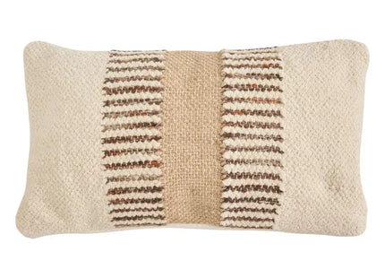 Almohada "Striscia" marfil 50x30cm - 212533