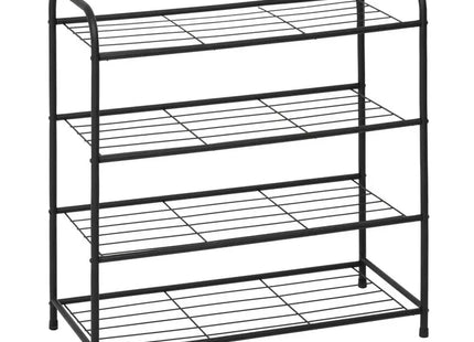 Organizador de zapatos "Metty" para 12 pares, negro - 212717