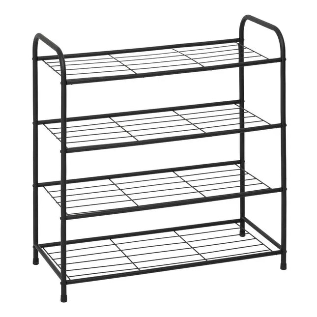 Organizador de zapatos "Metty" para 12 pares, negro - 212717