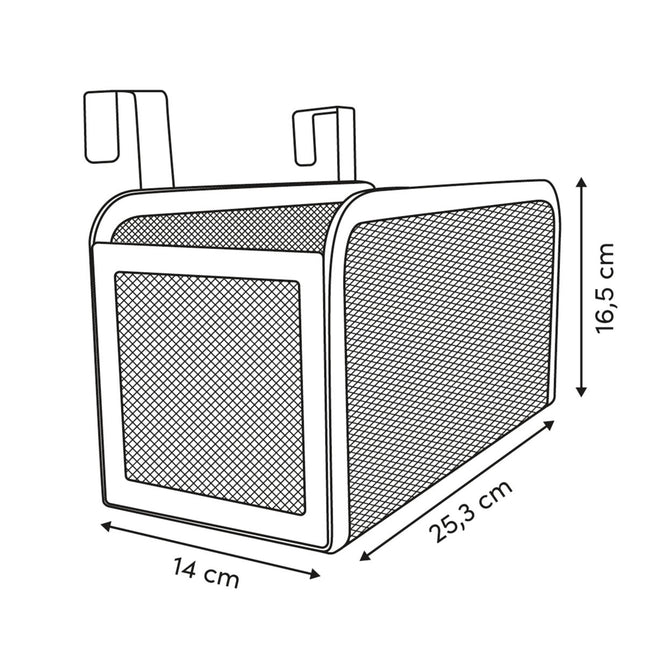 Cesta de almacenamiento colgante para estante "Spacy" - 212742