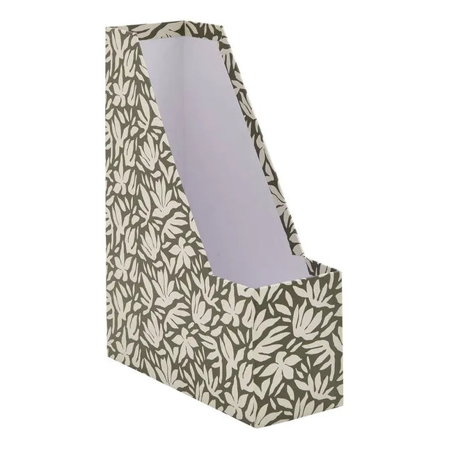 Revistero "Florea" compatible con A4, verde laurel - 212744