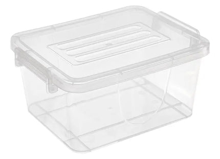 Paquete de 5 cajas transparentes "Clippy" de 5 litros - 212790