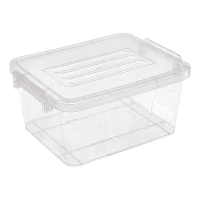Paquete de 5 cajas transparentes "Clippy" de 5 litros - 212790