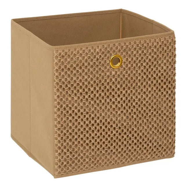 Caja de almacenamiento "Mix'n modul" de 31x31cm, color marrón - 212792B